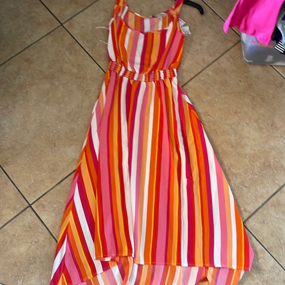 nordstrom pink and orange dress Pink and orange floral Nordstrom Rack dress, like